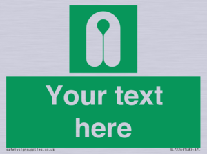 Custom sign safe condition Lifejacket